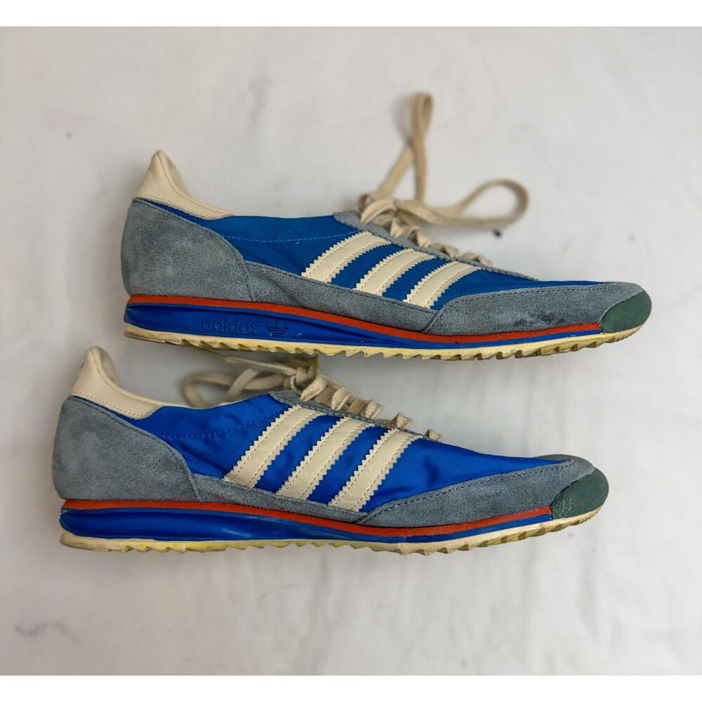 adidas Originals SL 72 Vintage Trainers - AF Blue/Legacy - 909495 - Size 7 Mens